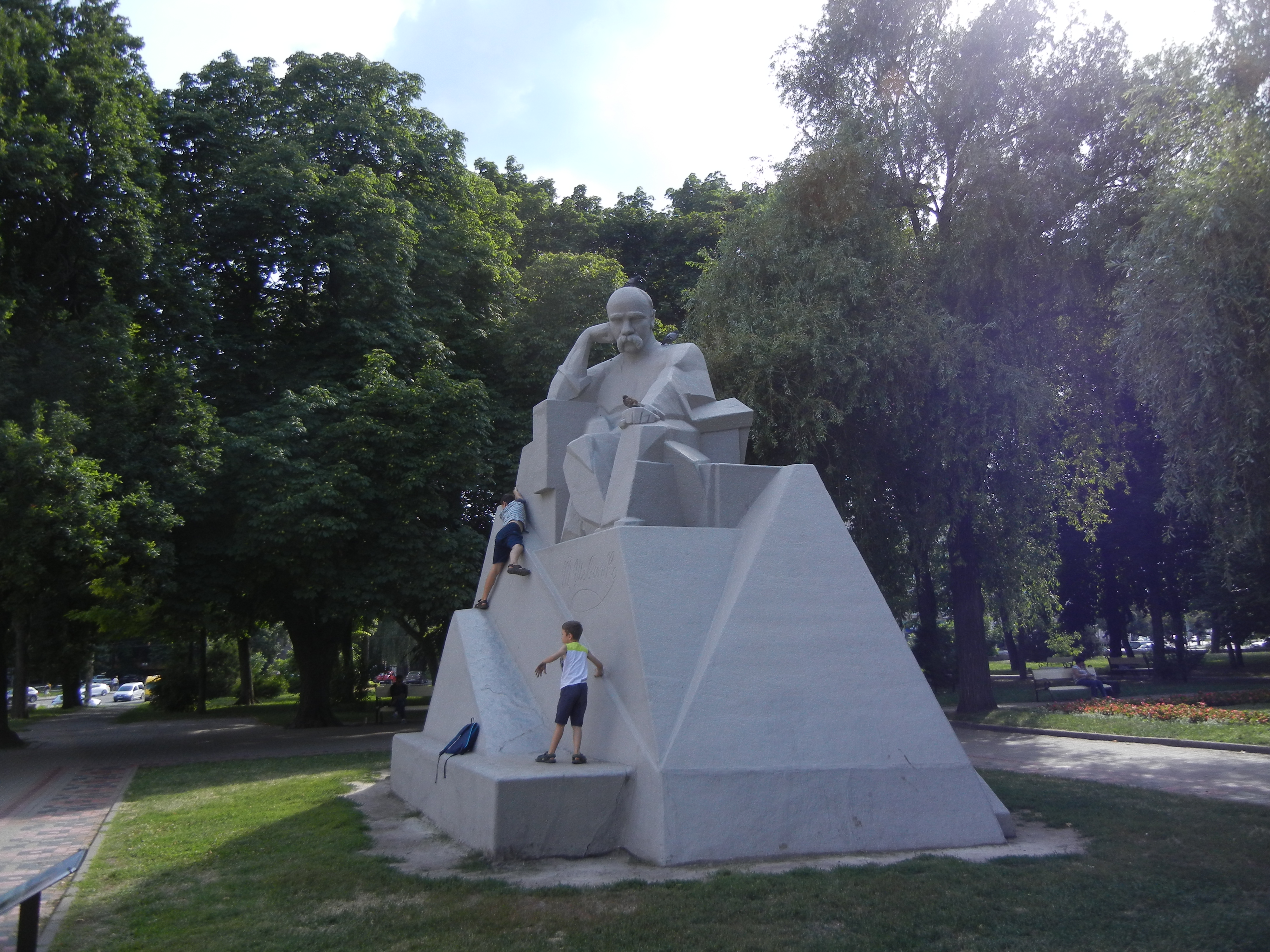 Poltava památník Tarase Ševčenka