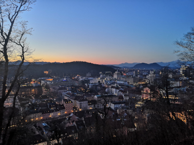 Lublaň z výšky