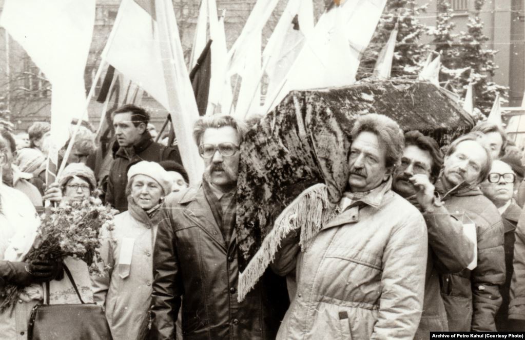 Pohřeb v Kyjevě 19. 11. 1989