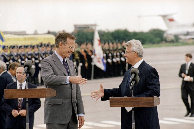Kravčuk a Bush 1991