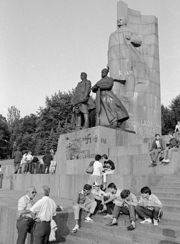pomník Lenina v Kyjevě 