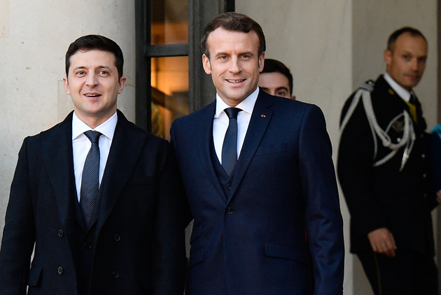 Zelenskyj a Macron