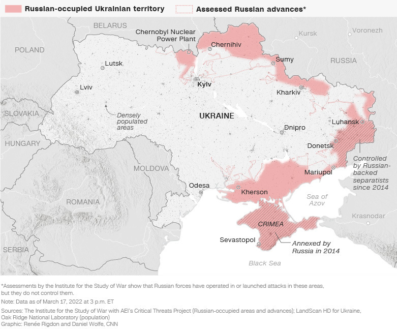 Ukrajina-mapa-bojů