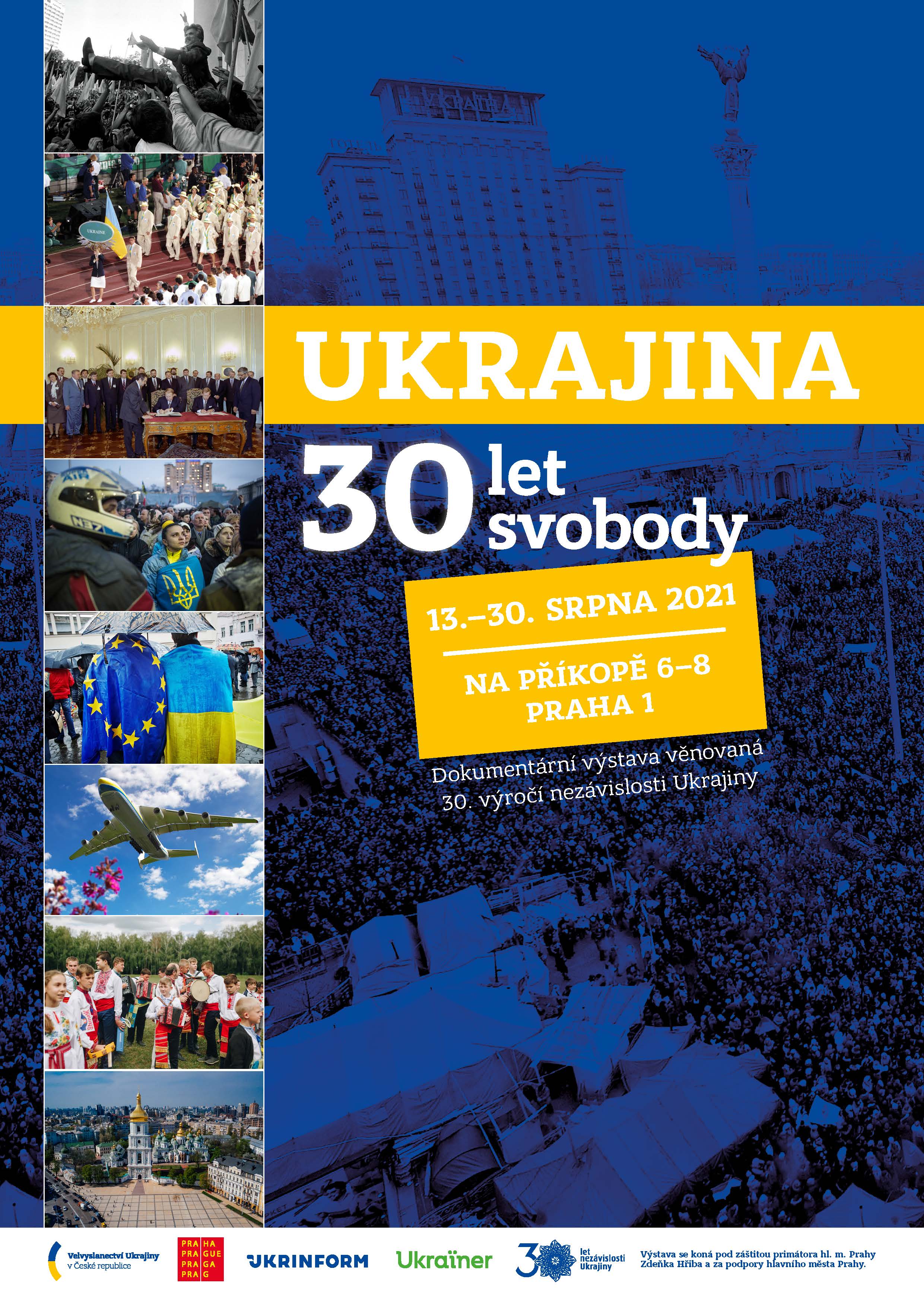 výstava Ukrajina 30 plakát
